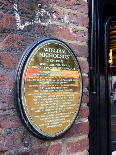 William Nicholson bronze plaque