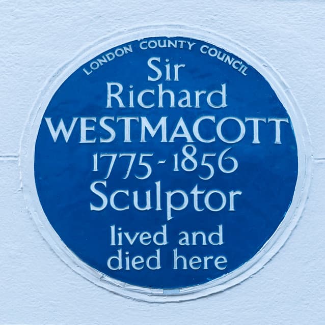 Richard Westmacott blue plaque