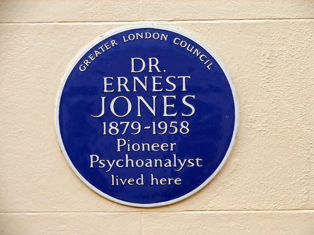 Ernest Jones blue plaque