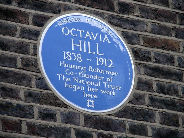 Octavia Hill blue plaque
