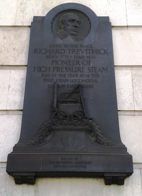 Richard Trevithick stone plaque