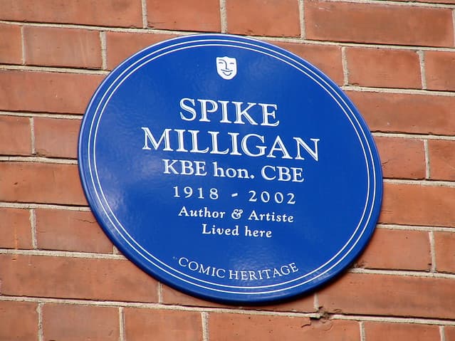Spike Milligan blue plaque
