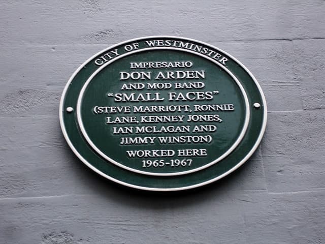 Jimmy Winston, Don Arden, Small Faces, Steve Marriott, and 3 others