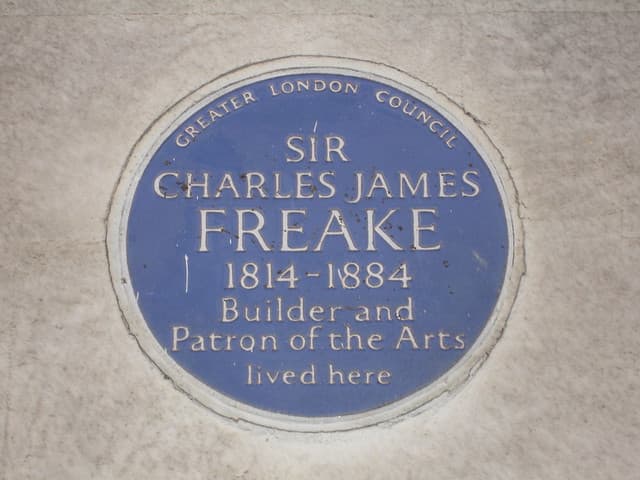 Charles James Freake blue plaque