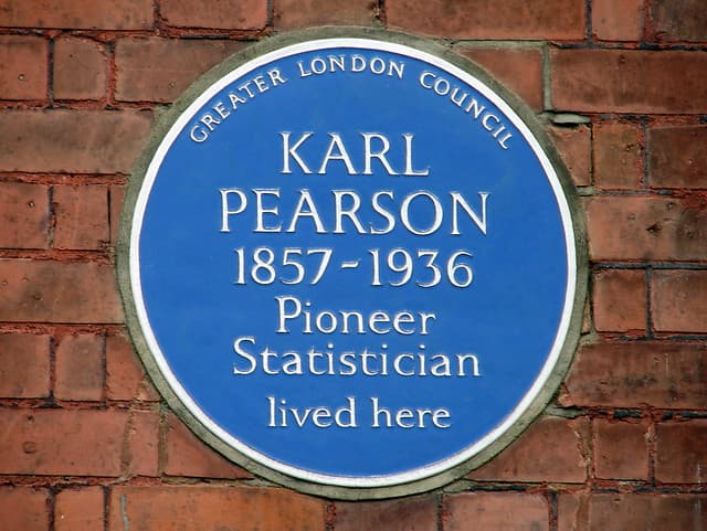 Karl Pearson blue plaque