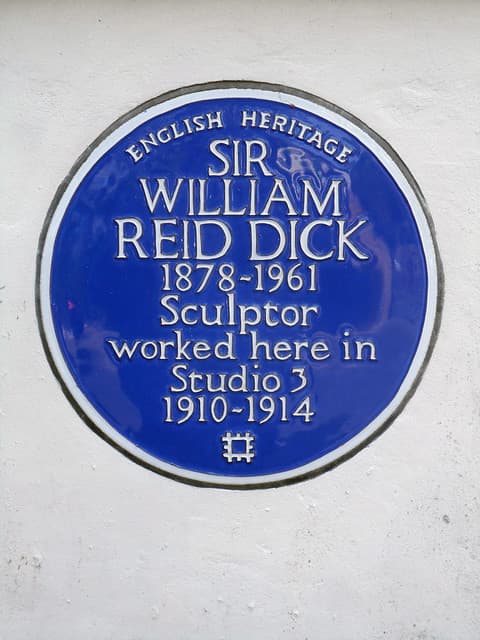 William Reid Dick blue plaque