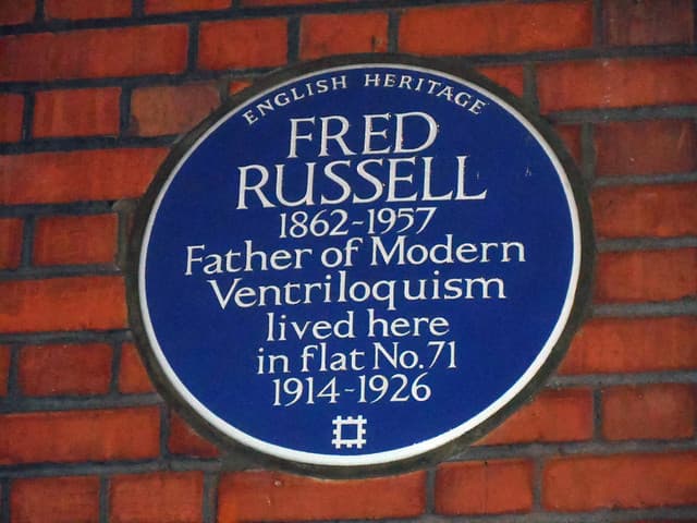 Fred Russell blue plaque