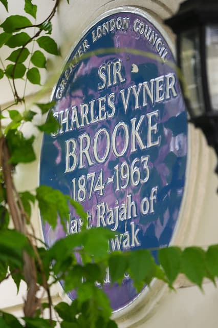 Charles Vyner Brooke blue plaque