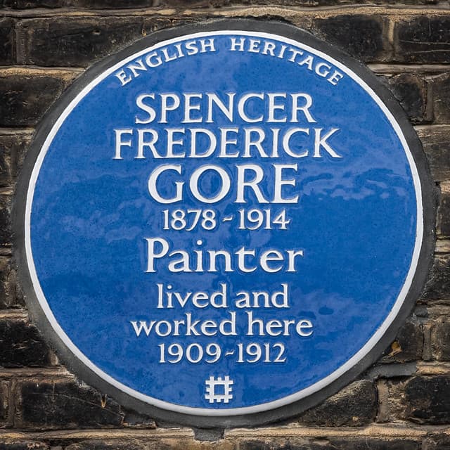 Spencer Frederick Gore blue plaque