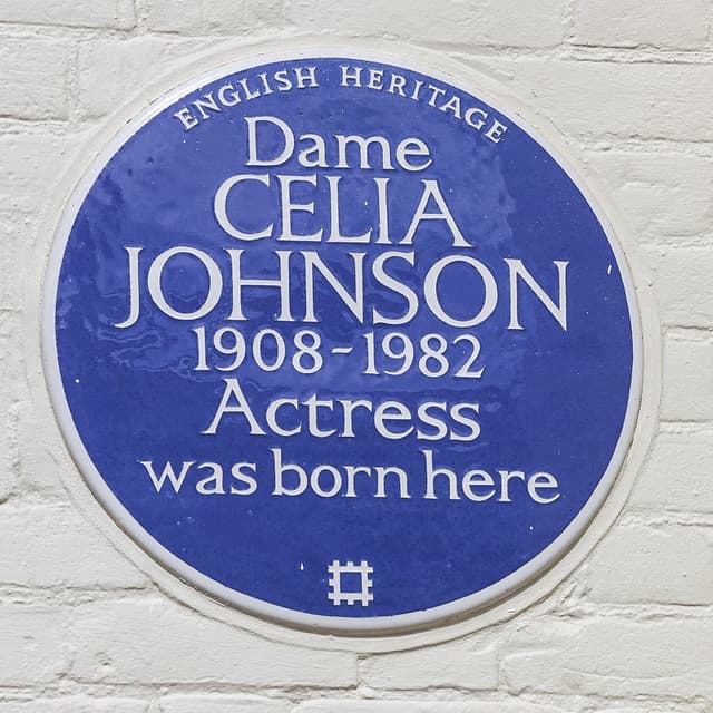Celia Johnson blue plaque