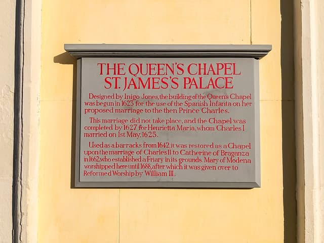 Inigo Jones stone plaque