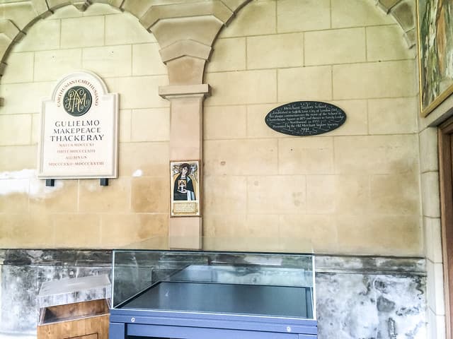 Merchant Taylors black plaque