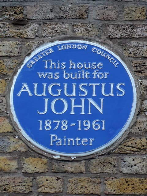 Augustus John blue plaque