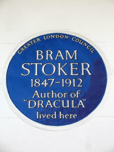 Bram Stoker blue plaque