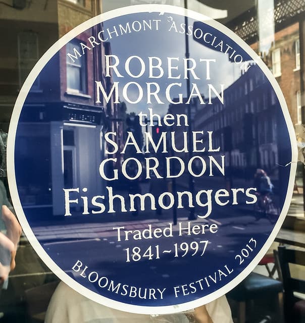Robert Morgan and Samuel Gordon blue plaque