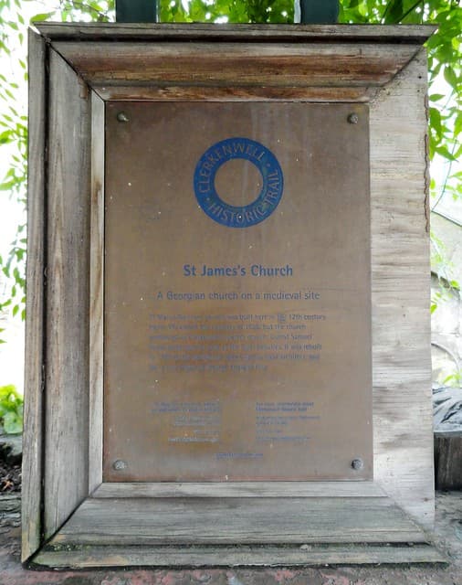 Samuel Pepys brown plaque