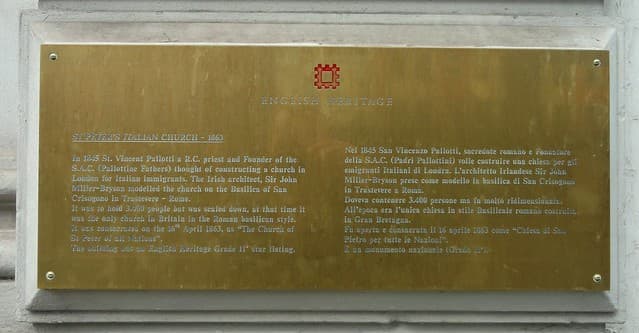 Brass plaque № 11595