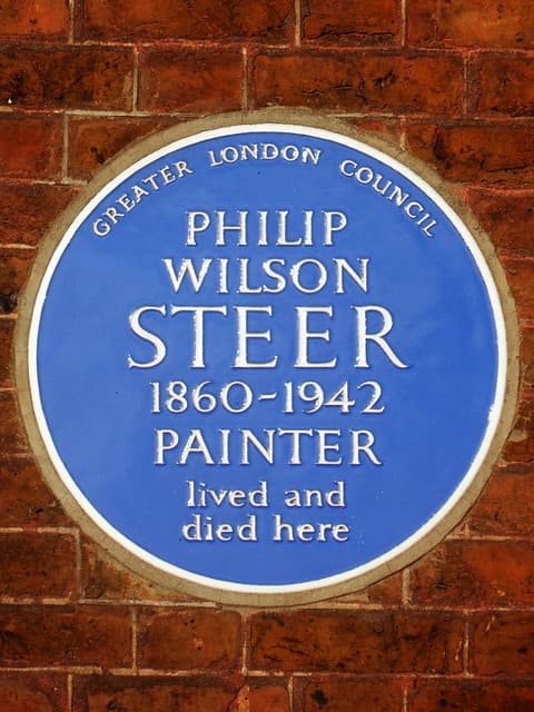 Philip Wilson Steer blue plaque