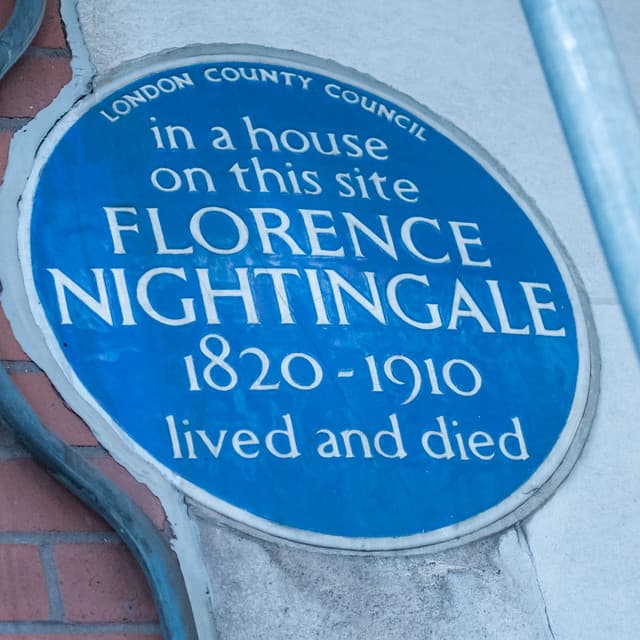 Florence Nightingale blue plaque