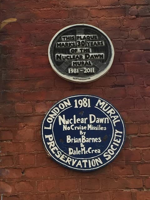 Nuclear Dawn, Brian Barnes, and Dale McCrea blue plaque