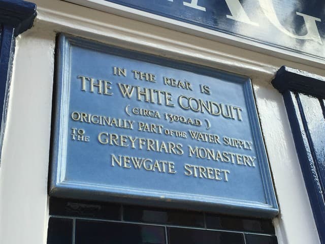 The White Conduit blue plaque