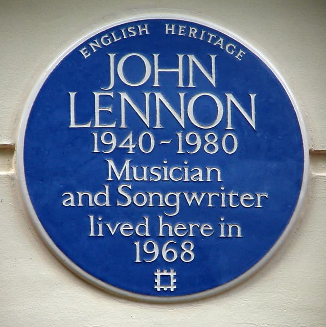 John Lennon blue plaque