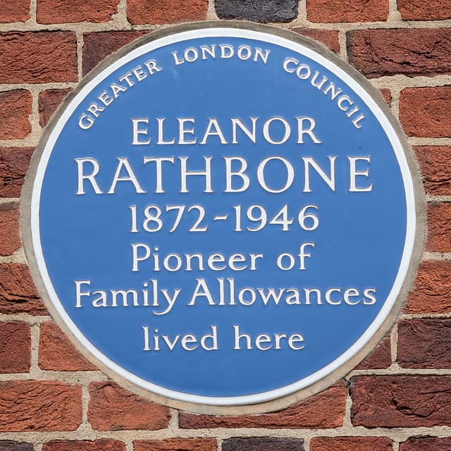 Eleanor Rathbone blue plaque