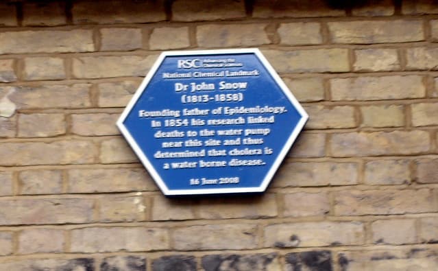 John Snow blue plaque