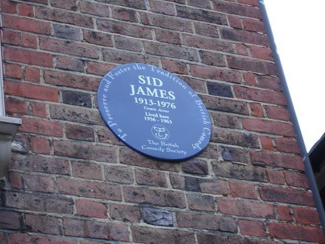 Sid James blue plaque