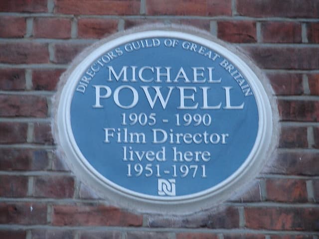 Michael Powell blue plaque