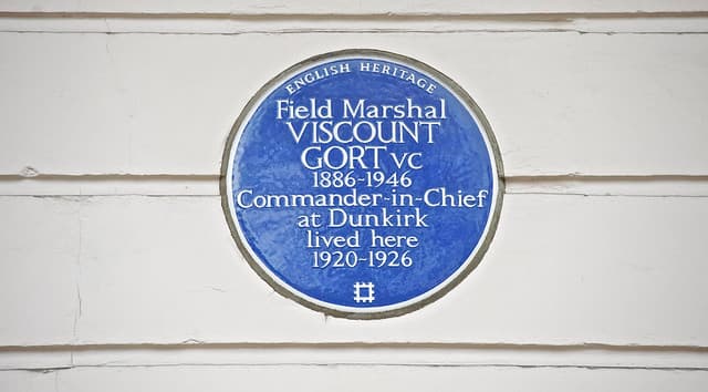John Vereker blue plaque