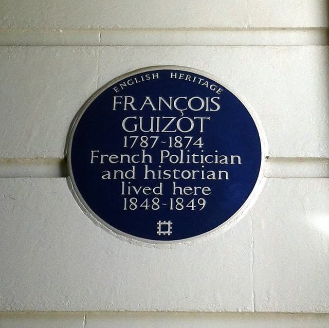 François Guizot blue plaque