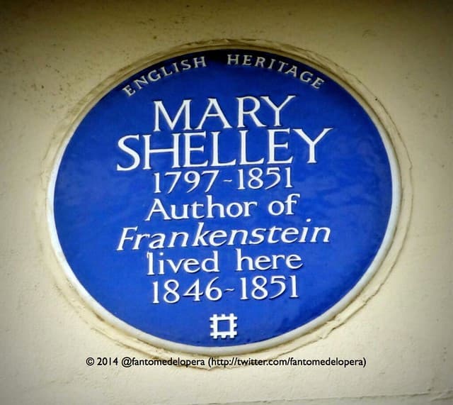 Mary Shelley blue plaque