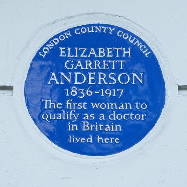 Elizabeth Garrett Anderson blue plaque