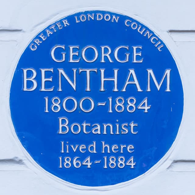 George Bentham blue plaque