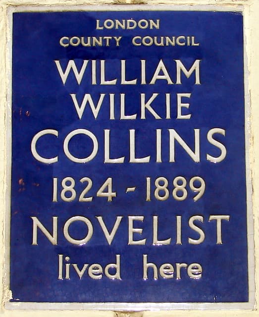 William Wilkie Collins blue plaque