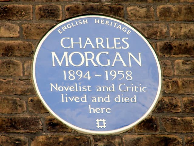 Charles Morgan blue plaque