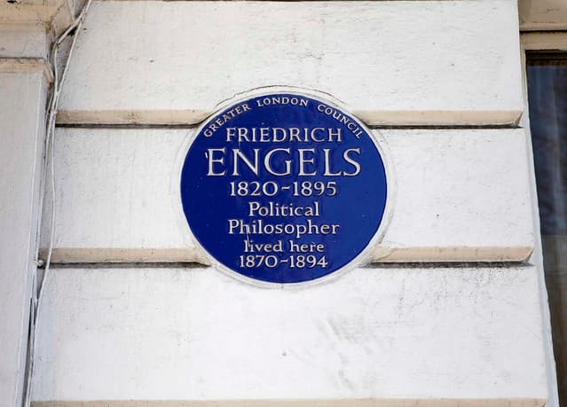 Friedrich Engels blue plaque