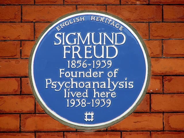 Sigmund Freud blue plaque