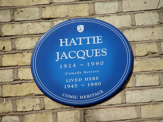 Hattie Jacques blue plaque