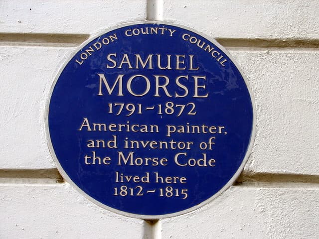 Samuel Morse blue plaque