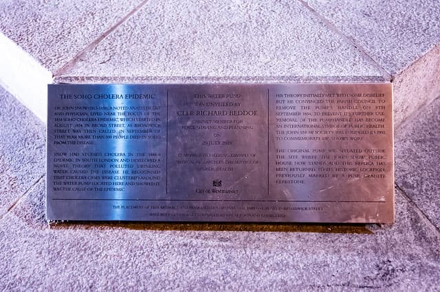 John Snow brushed metal plaque