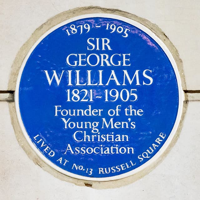 George Williams blue plaque