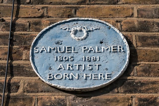 Samuel Palmer blue plaque