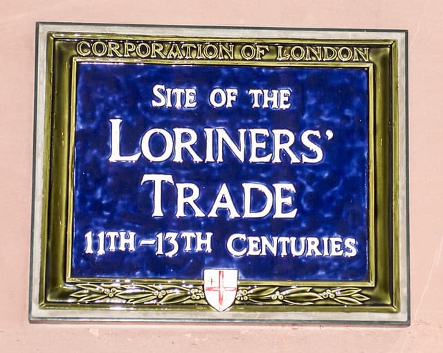 Loriners blue plaque