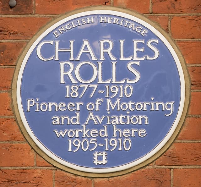 Charles Rolls blue plaque