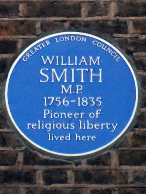 William Smith blue plaque