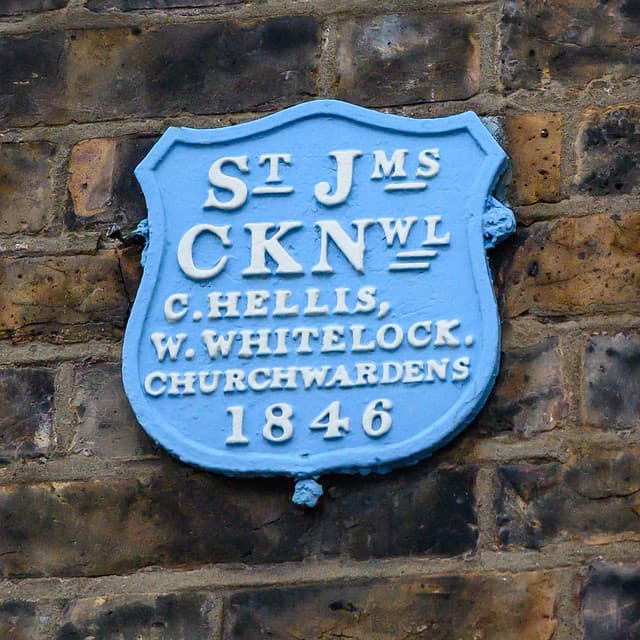 W. Whitelock and C. Hellis blue plaque