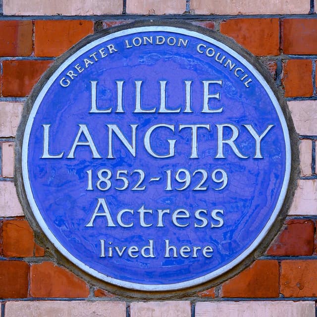 Lillie Langtry blue plaque