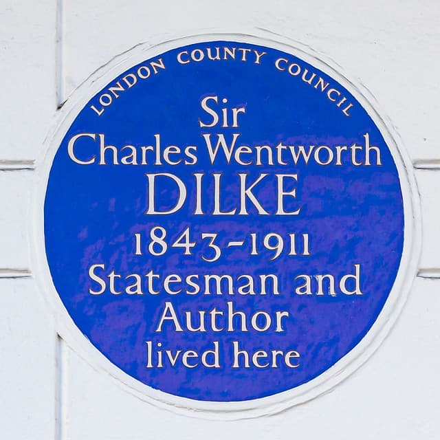 Charles Dilke blue plaque